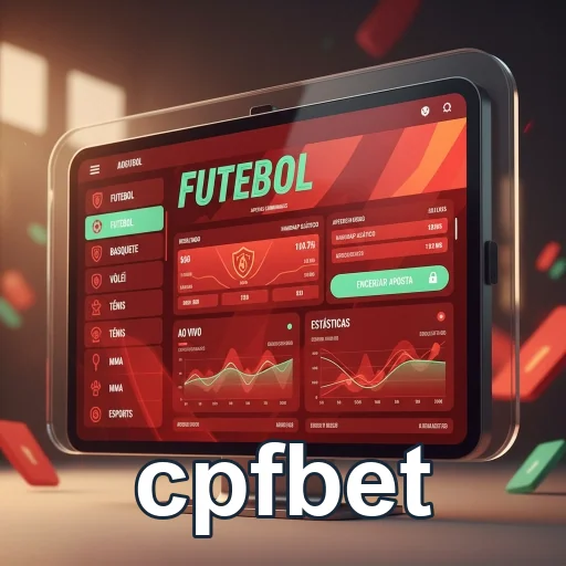 Interface do cpfbet mostrando apostas em futebol em tablet.