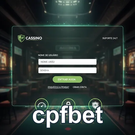 Tela de login do cpfbet para acesso rápido ao cassino.