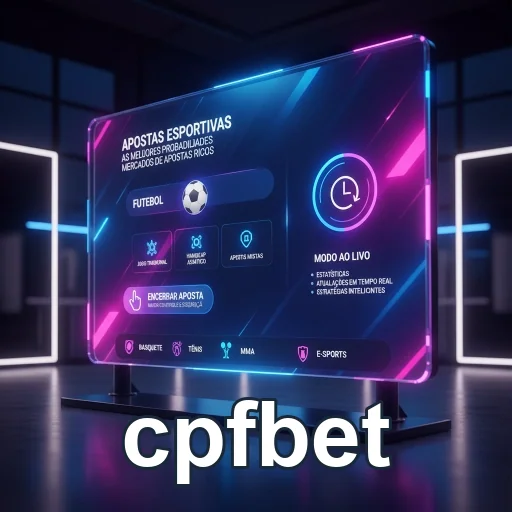 Exibição de apostas esportivas em plataforma móvel no cpfbet.