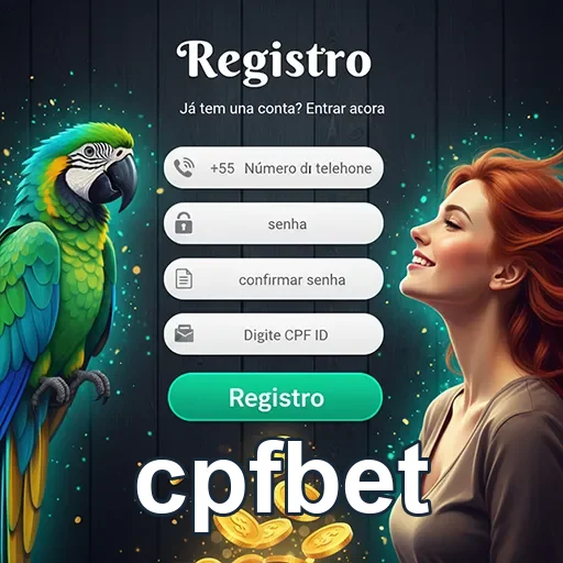 Tela de registro da cpfbet mostrando campos de cadastro.