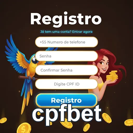 Formulário de registro na cpfbet com opções de cadastro.