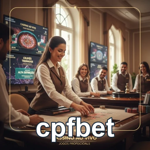 Jogadores desfrutando de cassino ao vivo no cpfbet.