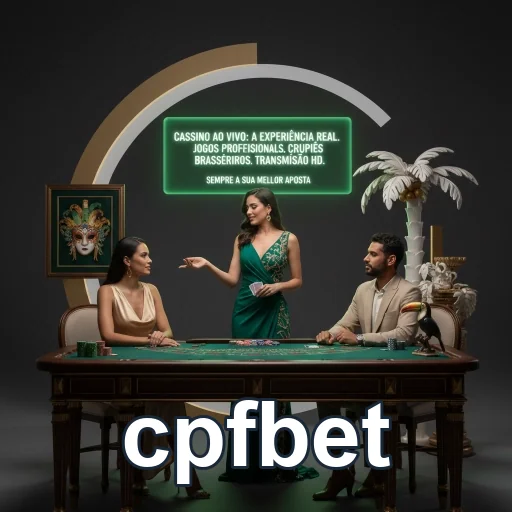 Participantes em mesa de cassino ao vivo da cpfbet.