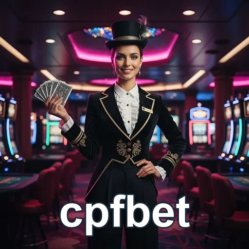 Croupier segura cartas em cassino, promovendo cpfbet.