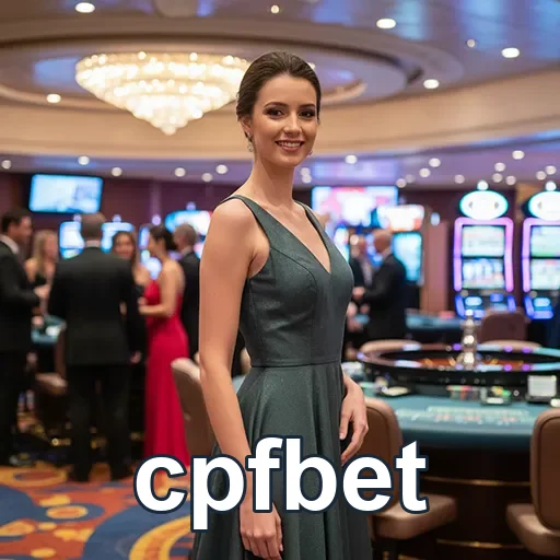 Jogadora interagindo em ambiente de cassino no cpfbet.